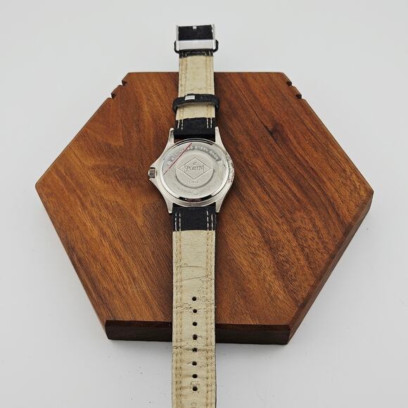 Sportim Tampa Bay Buccaneers Logo Watch Black Red NFL Football Fan Game Day - Picture 5 of 6